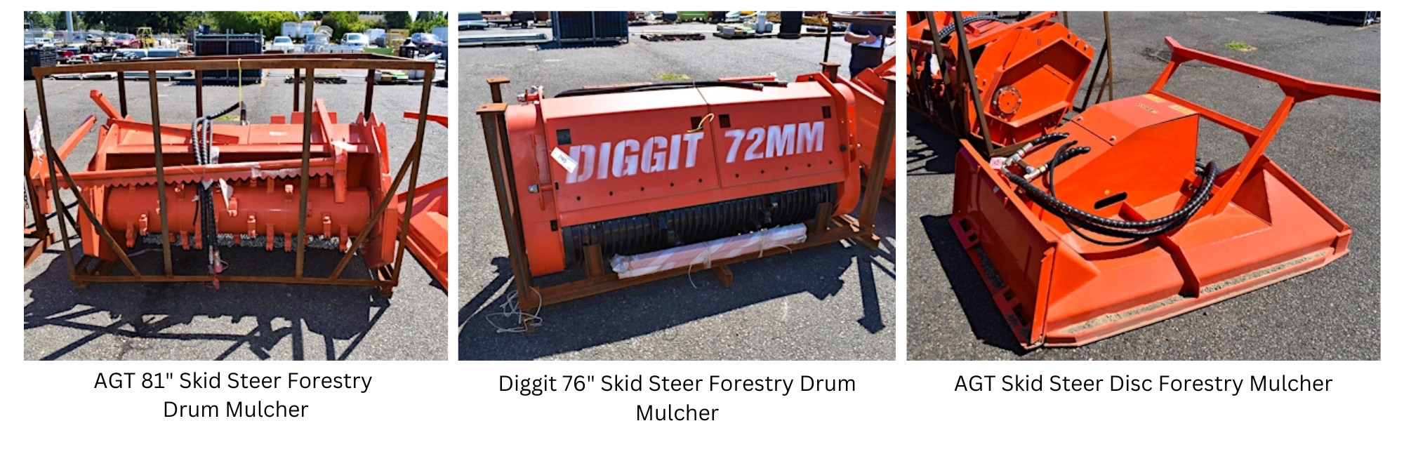 AGT Skid Steer Disc Forestry Mulcher